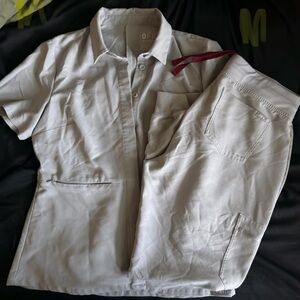 Figs Women's Button Down Shirt - White